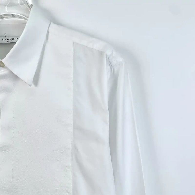 Givenchy Givenchy White Cotton Women's Shirt 0089 Size ONE SIZE - 3 Thumbnail