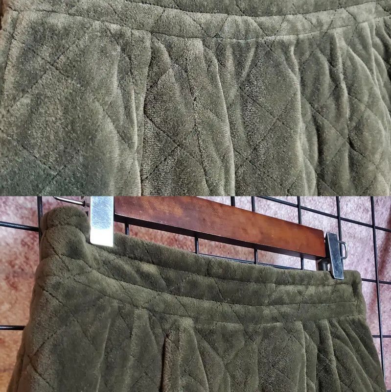 Givenchy Givenchy Green Plaid Midi Skirt for Women 0089 Size 23" - 5 Thumbnail