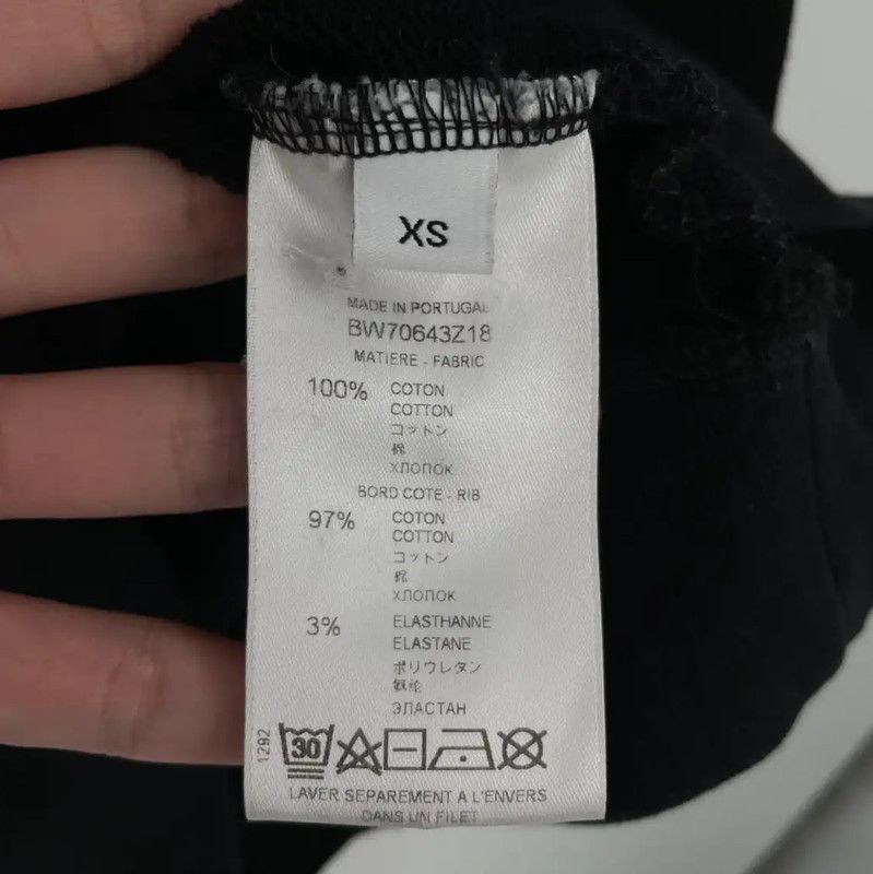 Givenchy Givenchy Black Cotton Long Sleeve Hoodie 0089 Size XS / US 0-2 / IT 36-38 - 4 Thumbnail