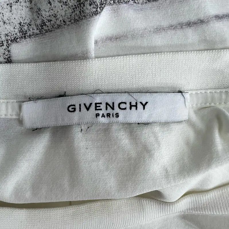Givenchy Givenchy Women's XS White Cotton T-Shirt 0089 Size XS / US 0-2 / IT 36-38 - 3 Thumbnail