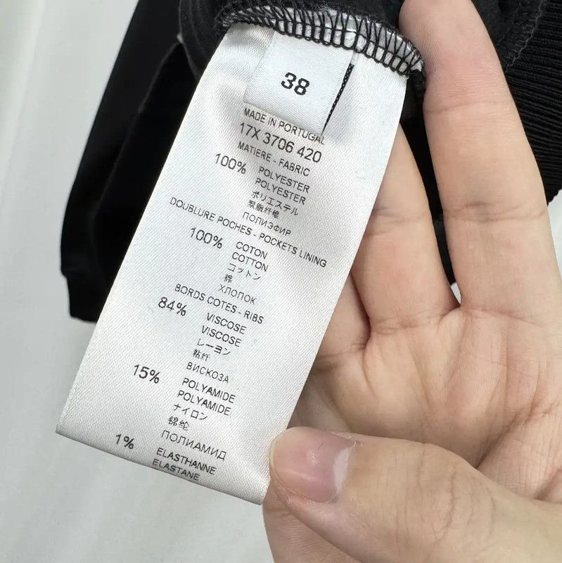 Givenchy Givenchy Black Cotton Blend Logo Jacket 0089 Size S / US 4 / IT 40 - 6 Thumbnail