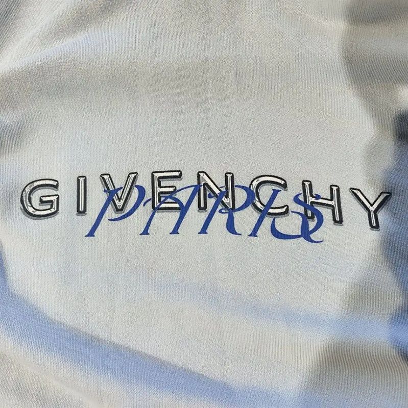 Givenchy Givenchy Light Blue Cotton Women's Hoodie 0089 Size XS / US 0-2 / IT 36-38 - 3 Thumbnail