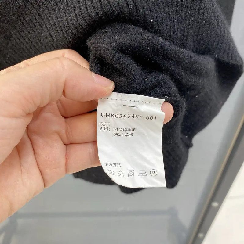Givenchy Givenchy Black Wool Blend Sweater 0089 Size XL / US 12-14 / IT 48-50 - 5 Thumbnail