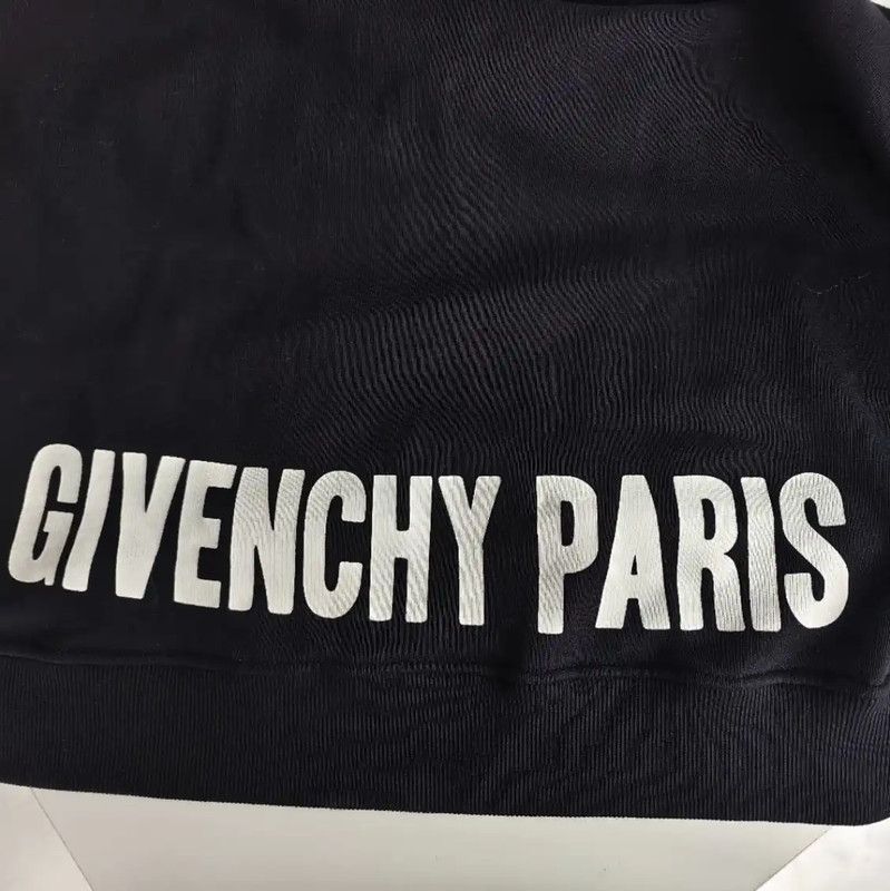 Givenchy Givenchy Black Cotton Hoodie for Women 0089 Size XS / US 0-2 / IT 36-38 - 7 Thumbnail