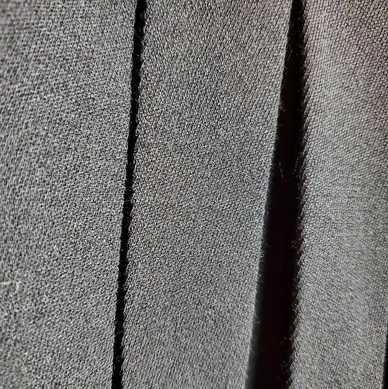 Givenchy Givenchy Black Pleated Midi Skirt for Women 0089 Size 23" - 7 Thumbnail