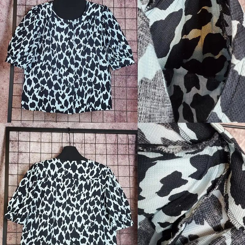 Givenchy Givenchy Black Cartoon Pattern Short-Sleeve Cardigan 0089 Size M / US 6-8 / IT 42-44 - 3 Thumbnail