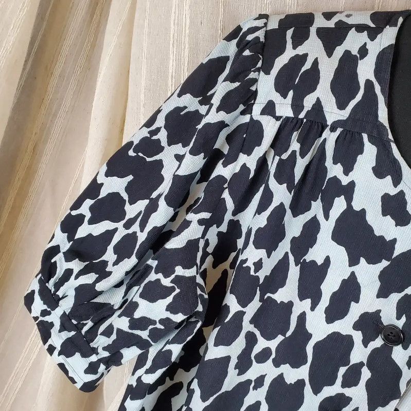 Givenchy Givenchy Black Cartoon Pattern Short-Sleeve Cardigan 0089 Size M / US 6-8 / IT 42-44 - 9 Thumbnail