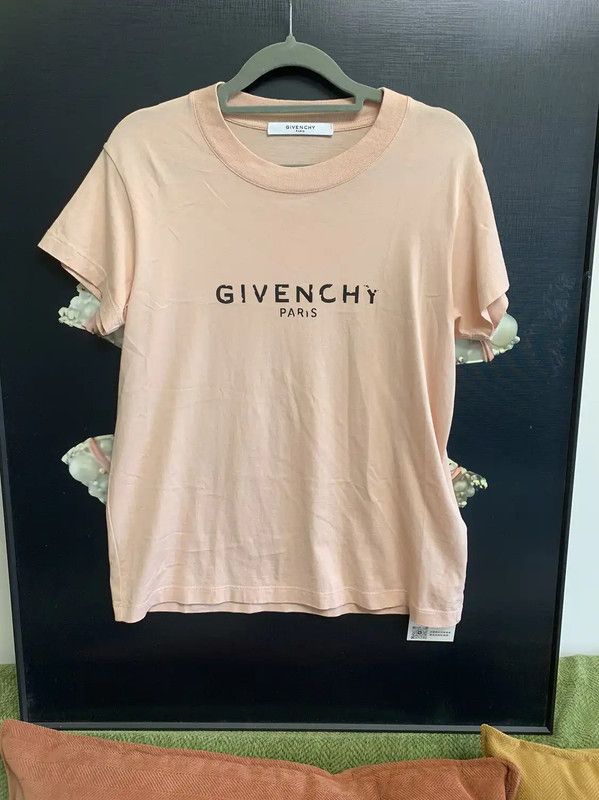 Givenchy Pink Cotton T-Shirt for Women 0089