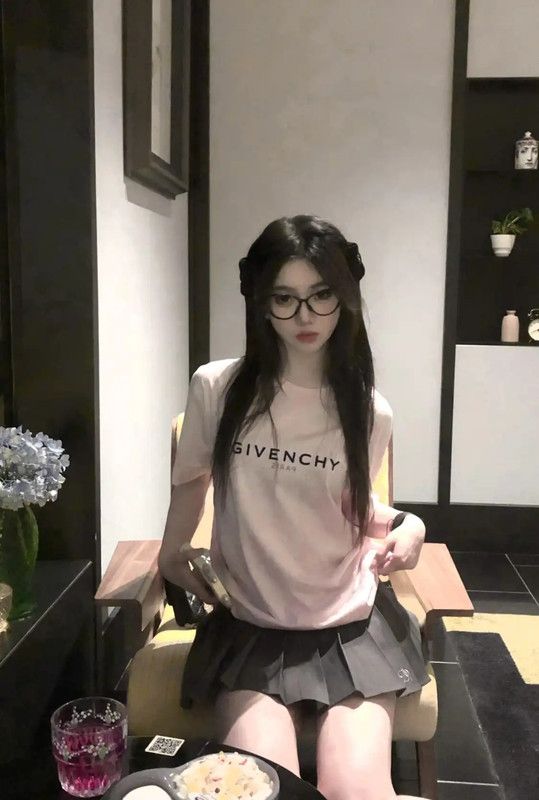 Givenchy Pink Cotton T-Shirt for Women 0089