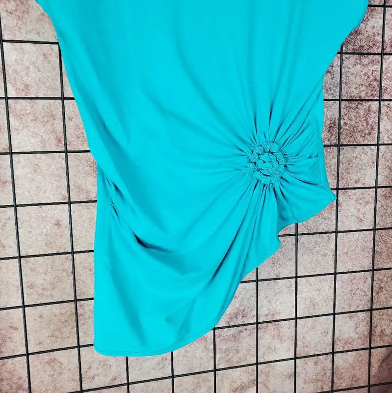 Givenchy Givenchy Women's Embroidered Blue Cotton T-Shirt 0089 Size L / US 10 / IT 46 - 7 Thumbnail
