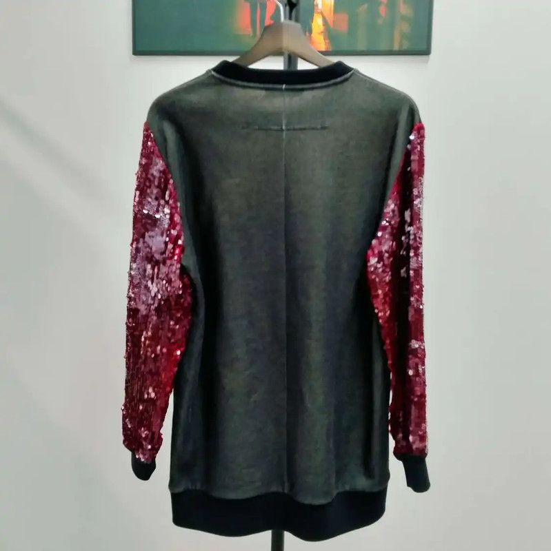 Givenchy Givenchy Gray Long Sleeve Sweatshirt for Women 0089 Size S / US 4 / IT 40 - 2 Thumbnail