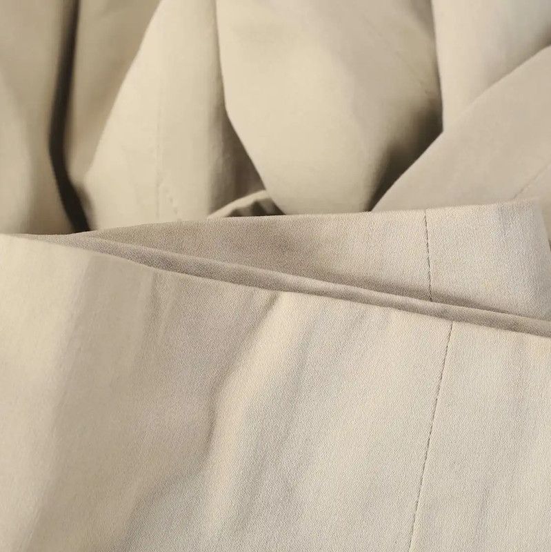 Givenchy Givenchy Women's Long Khaki Cotton Trench Coat 0089 Size S / US 4 / IT 40 - 6 Thumbnail