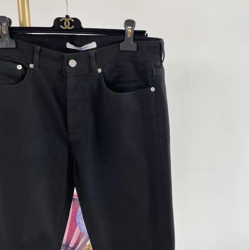 Givenchy Givenchy Women's Black Cotton Jeans, Size L 0089 Size 29" - 3 Thumbnail