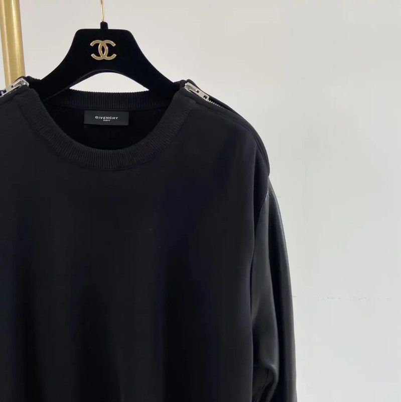 Givenchy Givenchy Black Cotton Women's Jacket 0089 Size M / US 6-8 / IT 42-44 - 3 Thumbnail