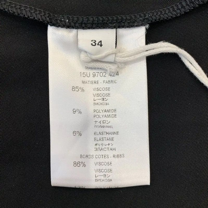 Givenchy Givenchy Black Nylon Women's T-Shirt 0089 Size XS / US 0-2 / IT 36-38 - 5 Thumbnail
