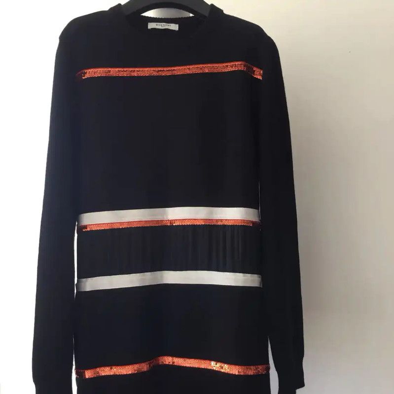 Givenchy Givenchy Color Block Wool Blend Dress 0089 Size S / US 4 / IT 40 - 4 Thumbnail