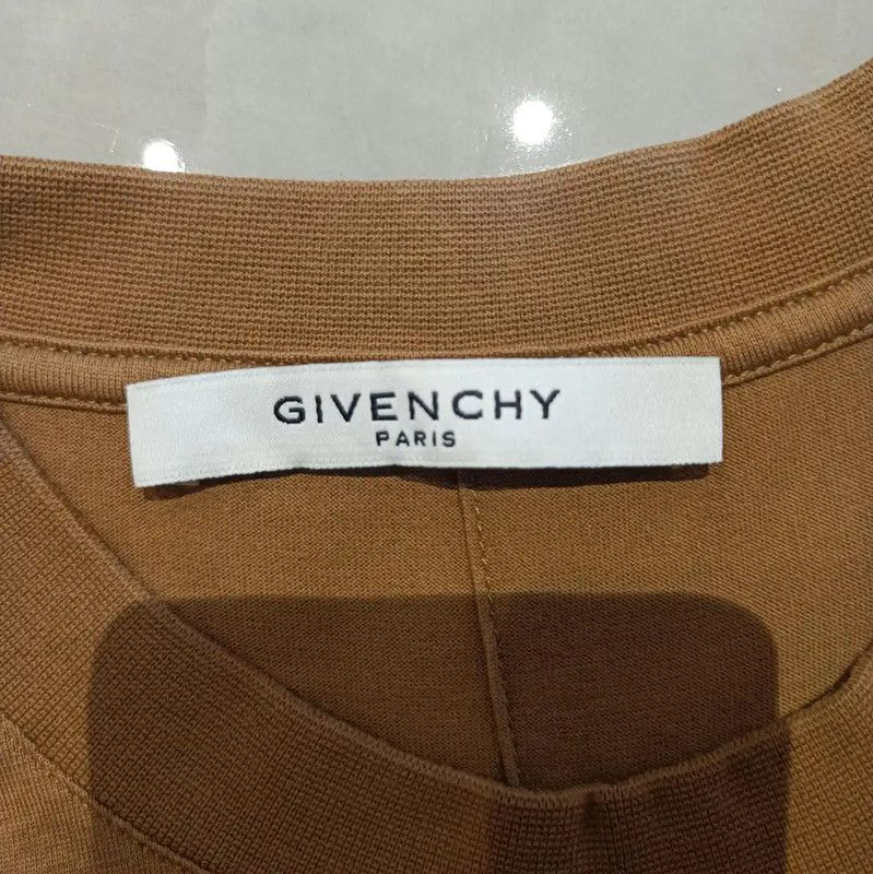 Givenchy Givenchy Brown Cotton Graphic T-shirt 0089 Size M / US 6-8 / IT 42-44 - 3 Thumbnail