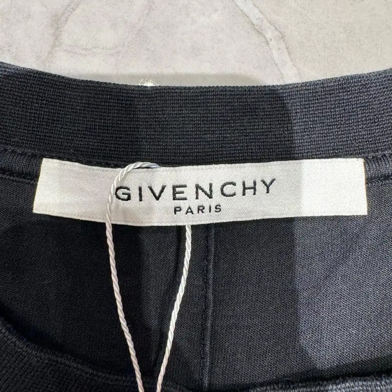Givenchy Givenchy Black Graphic Cotton Short Sleeve T-Shirt 0089 Size M / US 6-8 / IT 42-44 - 3 Thumbnail