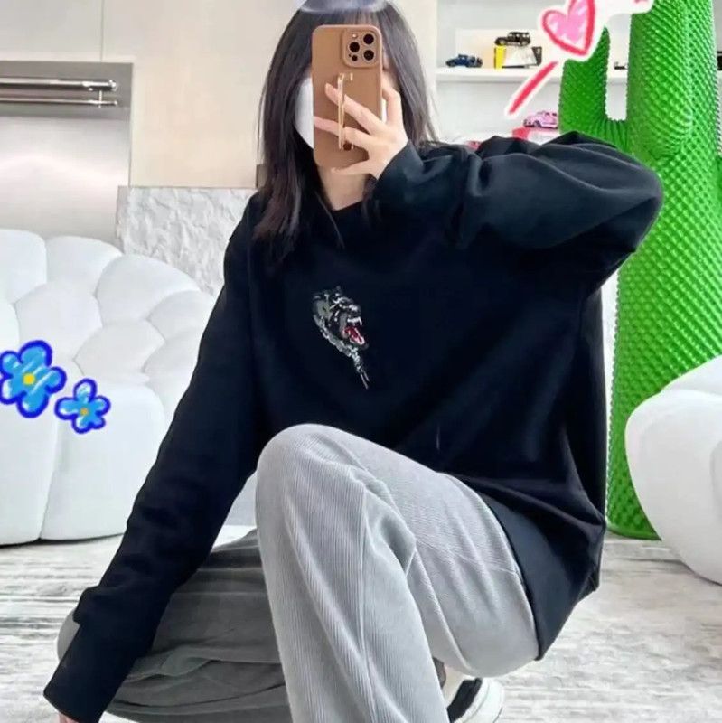 Givenchy Givenchy Black Cotton T-shirt for Women 0089 Size M / US 6-8 / IT 42-44 - 4 Thumbnail