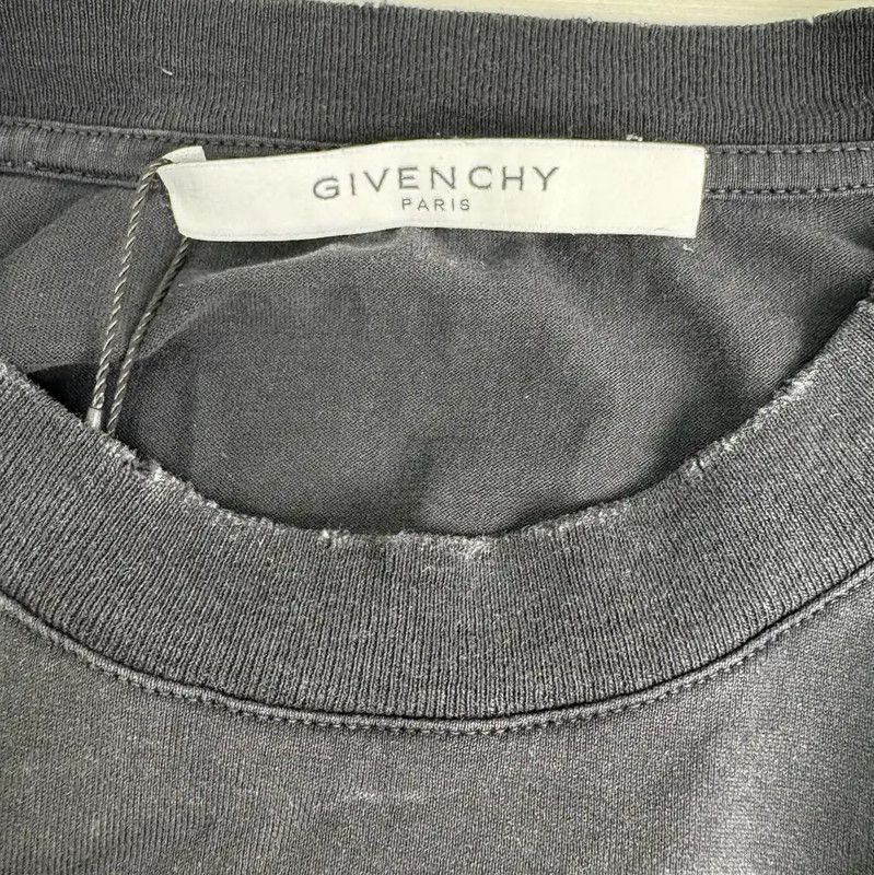 Givenchy Givenchy Black Cotton T-Shirt for Women 0089 Size S / US 4 / IT 40 - 3 Thumbnail
