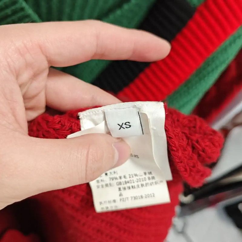 Givenchy Givenchy Colorful Knit Sweater in Red Green Blue 0089 Size XS / US 0-2 / IT 36-38 - 4 Thumbnail