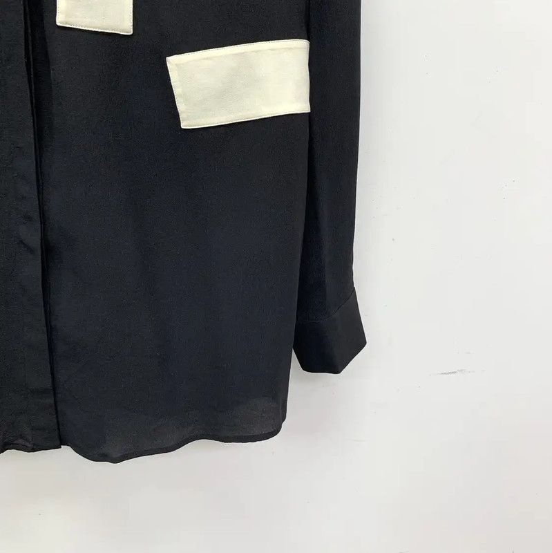 Givenchy Givenchy Black Silk Women's Shirt 0089 Size XS / US 0-2 / IT 36-38 - 4 Thumbnail