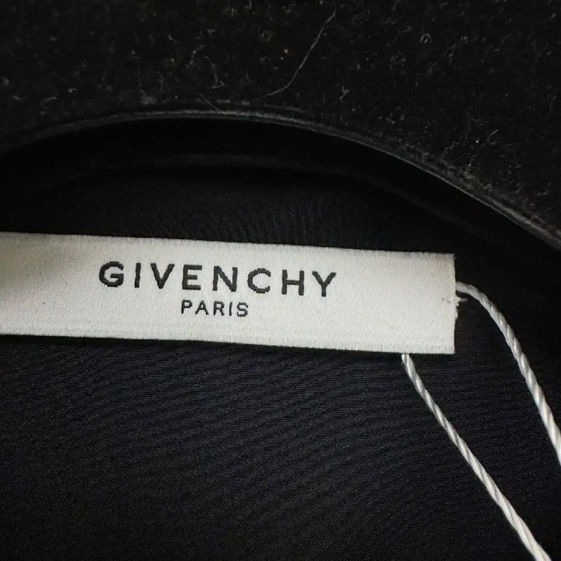 Givenchy Givenchy Black Silk Long Sleeve Shirt 0089 Size M / US 6-8 / IT 42-44 - 3 Thumbnail
