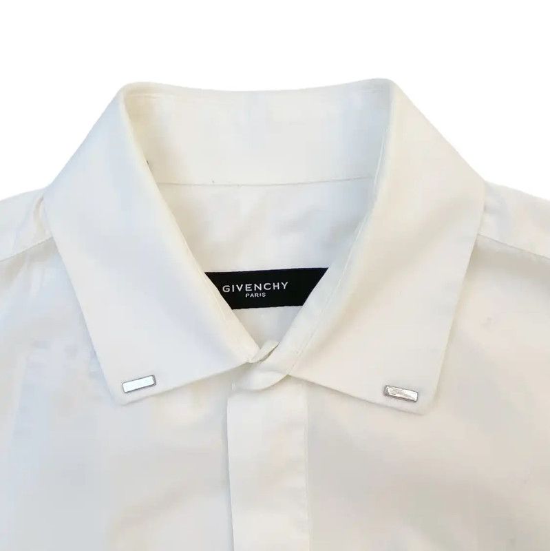Givenchy Givenchy Women's White Long Sleeve Shirt 0089 Size S / US 4 / IT 40 - 5 Thumbnail