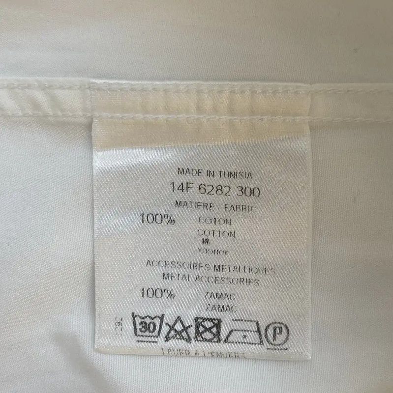 Givenchy Givenchy Women's White Long Sleeve Shirt 0089 Size S / US 4 / IT 40 - 7 Thumbnail