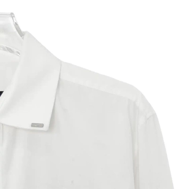 Givenchy Givenchy Women's White Long Sleeve Shirt 0089 Size S / US 4 / IT 40 - 3 Thumbnail