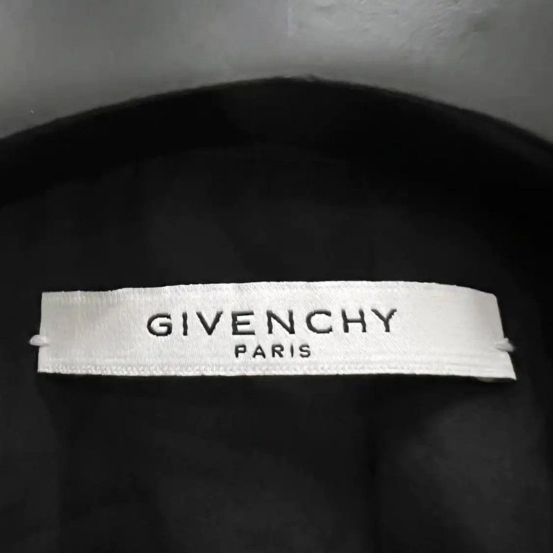 Givenchy Givenchy Black Logo Long Sleeve Shirt 0089 Size ONE SIZE - 2 Thumbnail