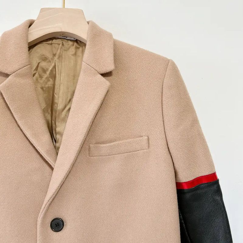 Givenchy Givenchy Winter Color Block Wool Coat 0089 Size S / US 4 / IT 40 - 3 Thumbnail