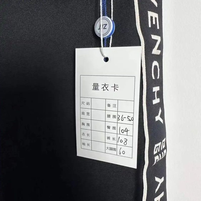 Givenchy Givenchy Black Casual Pants for Women 0089 Size 22" - 4 Thumbnail