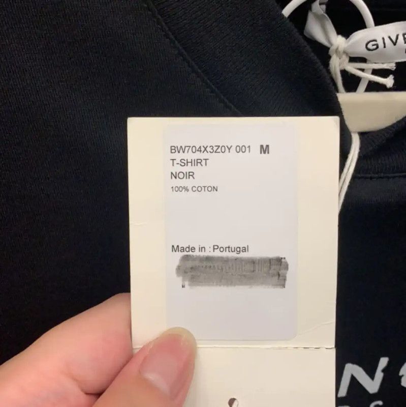 Givenchy Givenchy Summer Black T-Shirt for Women 0089 Size M / US 6-8 / IT 42-44 - 5 Thumbnail