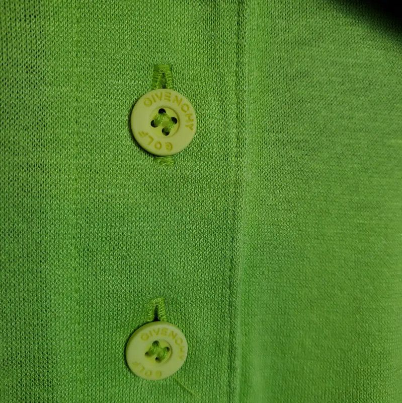 Givenchy Givenchy Green Embroidered Long Sleeve T-Shirt 0089 Size L / US 10 / IT 46 - 10 Thumbnail