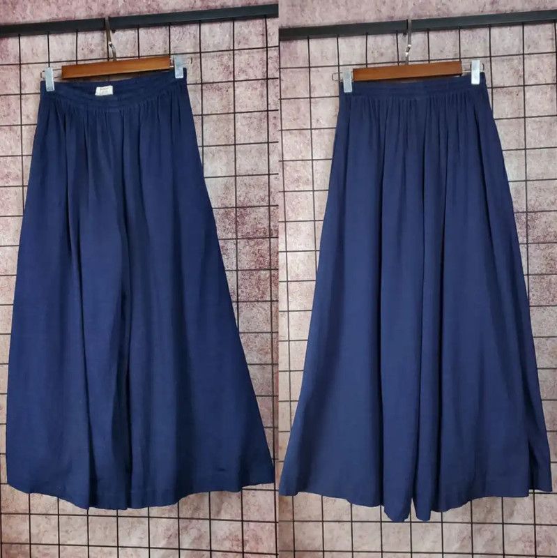 Givenchy Givenchy M Size Navy Cotton Casual Pants 0089 Size 26" / US 2 / IT 38 - 3 Thumbnail