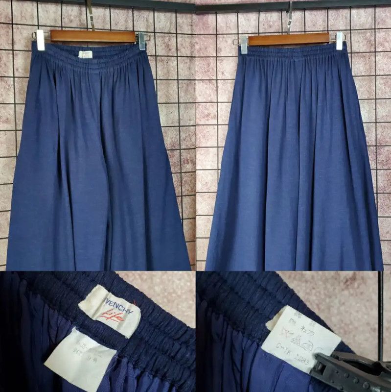 Givenchy Givenchy M Size Navy Cotton Casual Pants 0089 Size 26" / US 2 / IT 38 - 4 Thumbnail