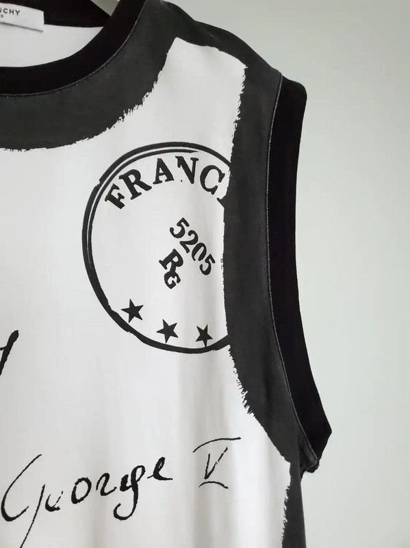 Givenchy Givenchy Summer Black Gray Logo T-Shirt 0089 Size M / US 6-8 / IT 42-44 - 3 Thumbnail