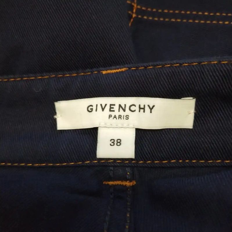 Givenchy Givenchy Dark Blue Cotton Women's Jeans 0089 Size 23" - 3 Thumbnail