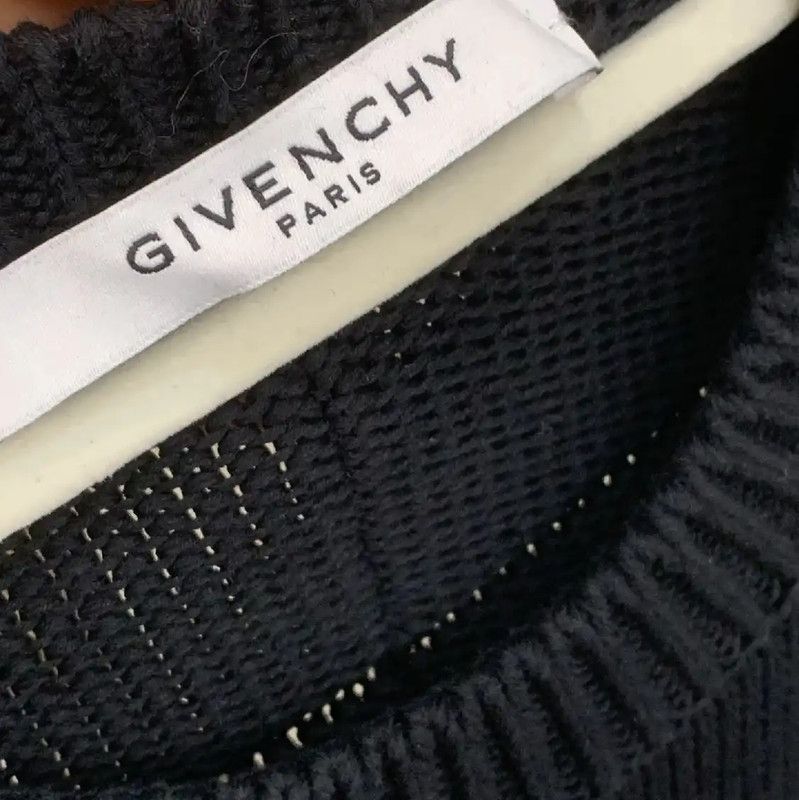 Givenchy Givenchy Black Knit Sweater with LOVE Design 0089 Size XS / US 0-2 / IT 36-38 - 5 Thumbnail