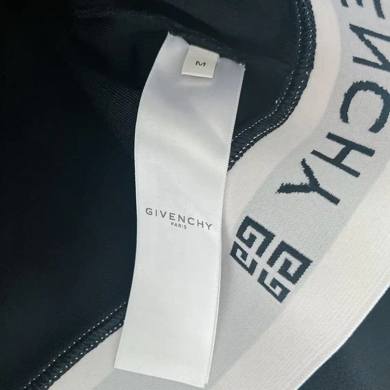 Givenchy Givenchy Black Long Sleeve Cropped Sweatshirt 0089 Size M / US 6-8 / IT 42-44 - 8 Thumbnail