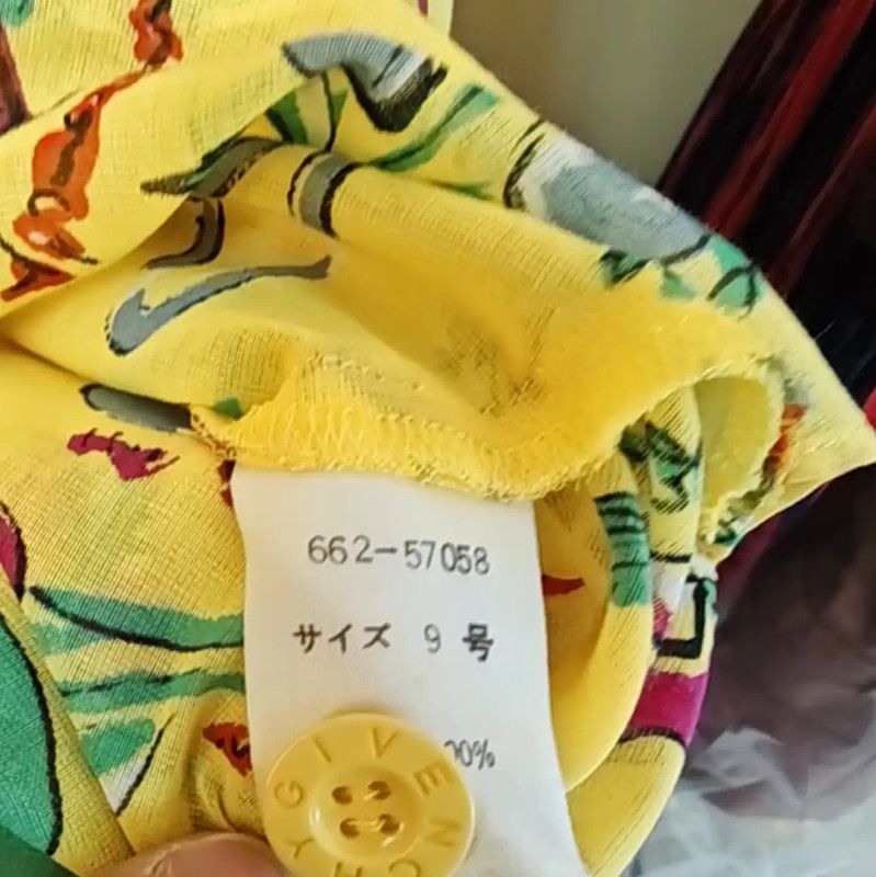 Givenchy Givenchy Yellow Cotton Long Sleeve Shirt 0089 Size L / US 10 / IT 46 - 6 Thumbnail