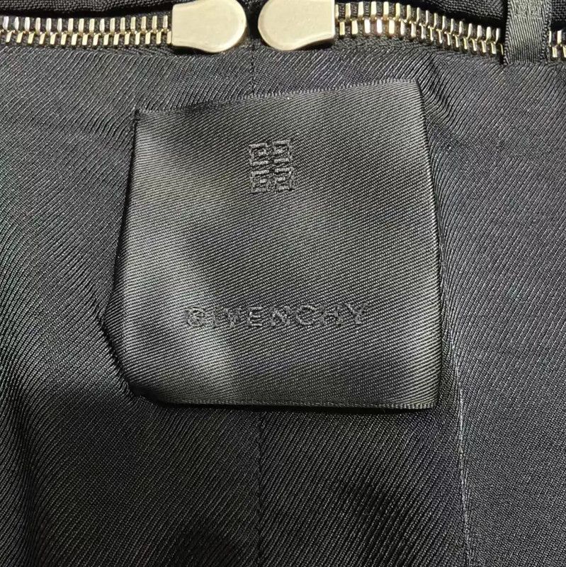 Givenchy Givenchy Black Wool Midi Skirt for Women 0089 Size 28" / US 6 / IT 42 - 3 Thumbnail