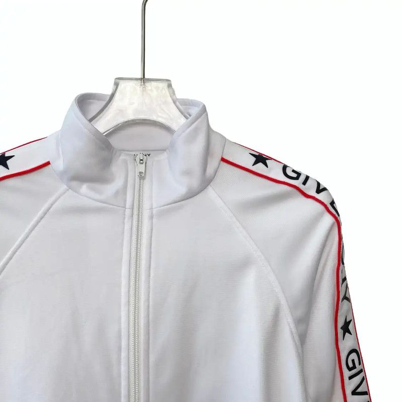 Givenchy Givenchy Women's White Cotton Jacket 0089 Size S / US 4 / IT 40 - 4 Thumbnail