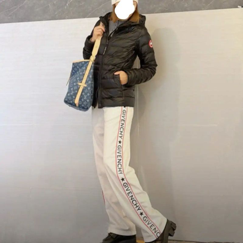 Givenchy Givenchy White Cotton Casual Pants for Women 0089 Size 26" / US 2 / IT 38 - 8 Thumbnail