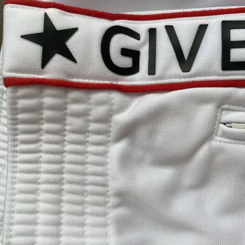 Givenchy Givenchy White Cotton Casual Pants for Women 0089 Size 26" / US 2 / IT 38 - 5 Thumbnail