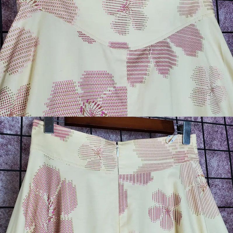 Givenchy Givenchy Floral Midi Skirt for Summer 0089 Size 23" - 4 Thumbnail