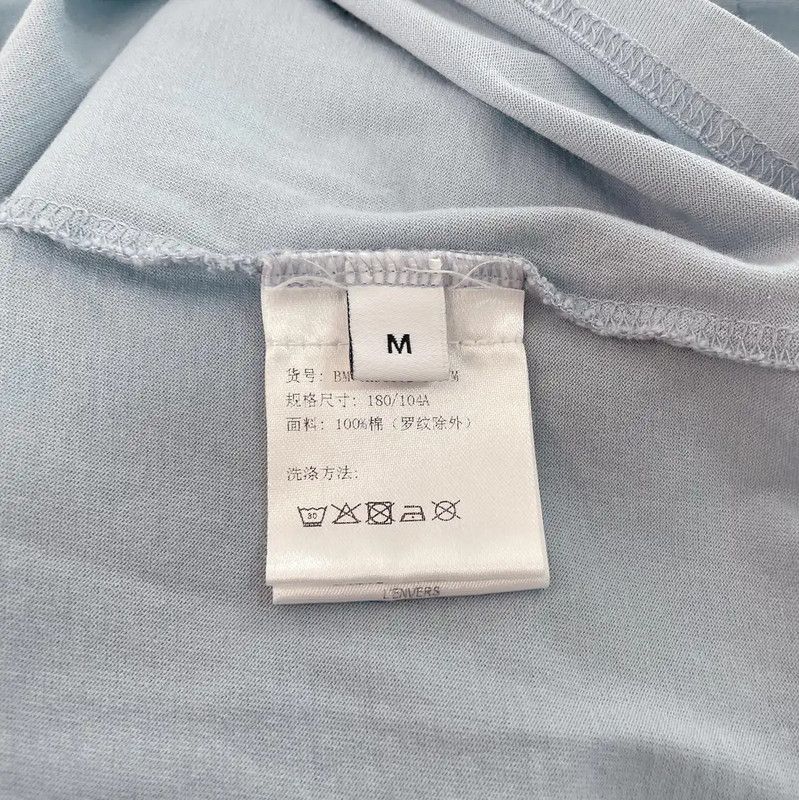 Givenchy Givenchy Blue Cotton Short Sleeve T-Shirt 0089 Size M / US 6-8 / IT 42-44 - 6 Thumbnail