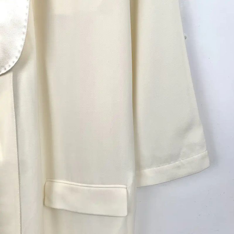 Givenchy Givenchy Women's Cream Wool Jacket 0089 Size XXS / US 00 / IT 34 - 4 Thumbnail