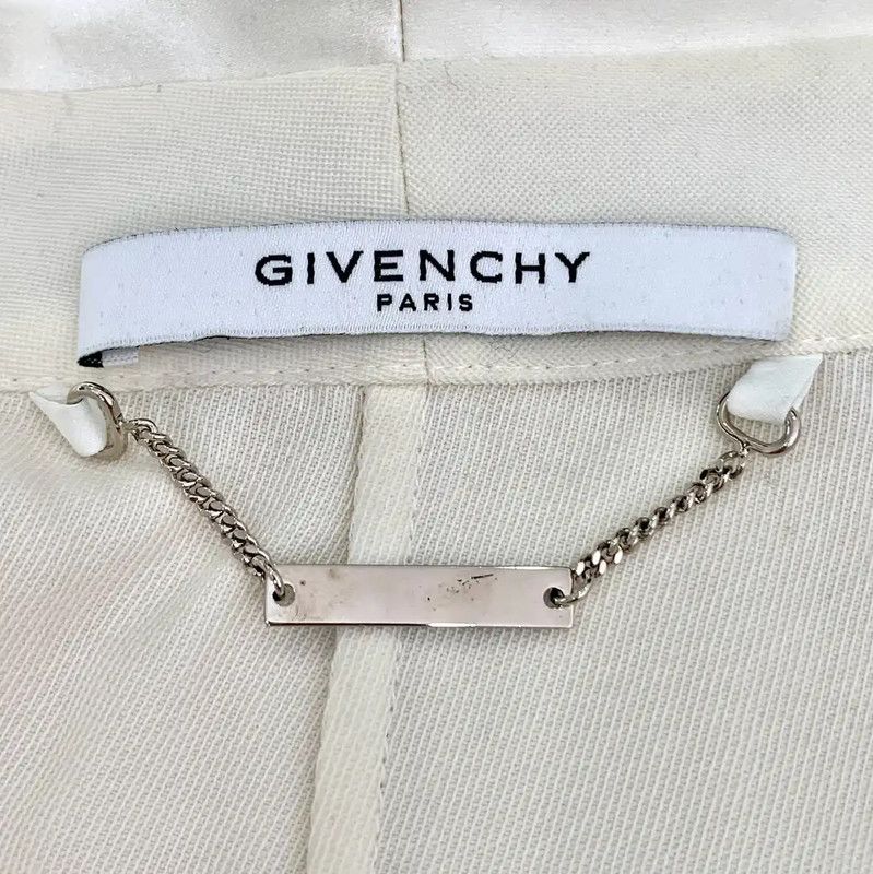 Givenchy Givenchy Women's Cream Wool Jacket 0089 Size XXS / US 00 / IT 34 - 6 Thumbnail